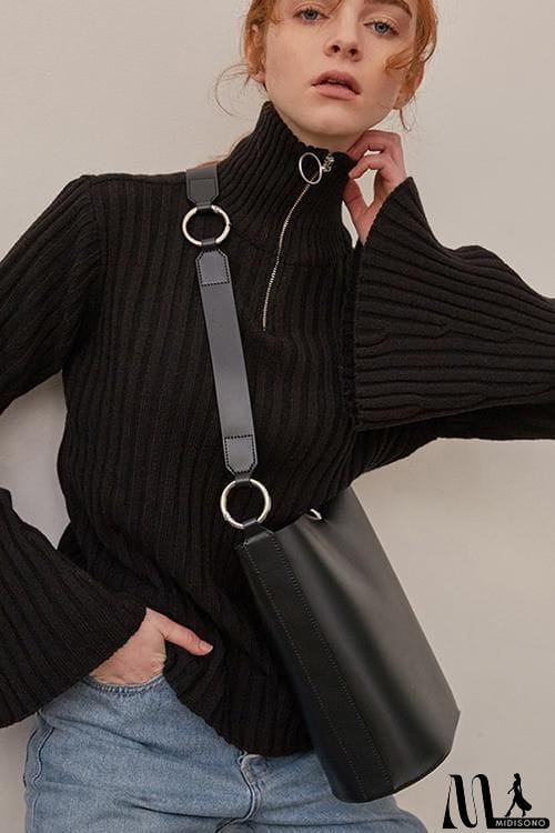 MidiSono - PU Bucket Handbag