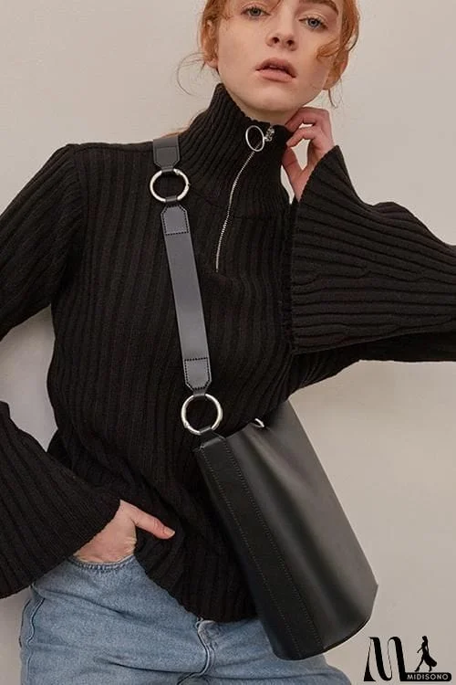 MidiSono - PU Bucket Handbag