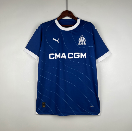 23/24 Marseille Away Thai version football shirt 1:1 Thai Qaulity