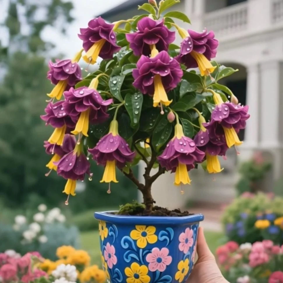 Rainbow Jasmine-🔔Double Fuchsia Bulbs