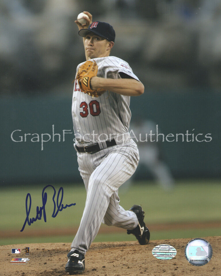 Scott Baker MN Minnesota Twins Auto Signed 8x10 Photo Poster painting COA GFA