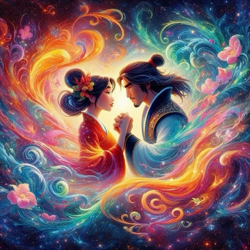 Diamond Painting - Full Round Drill - Mulan(Canvas|40*40cm)