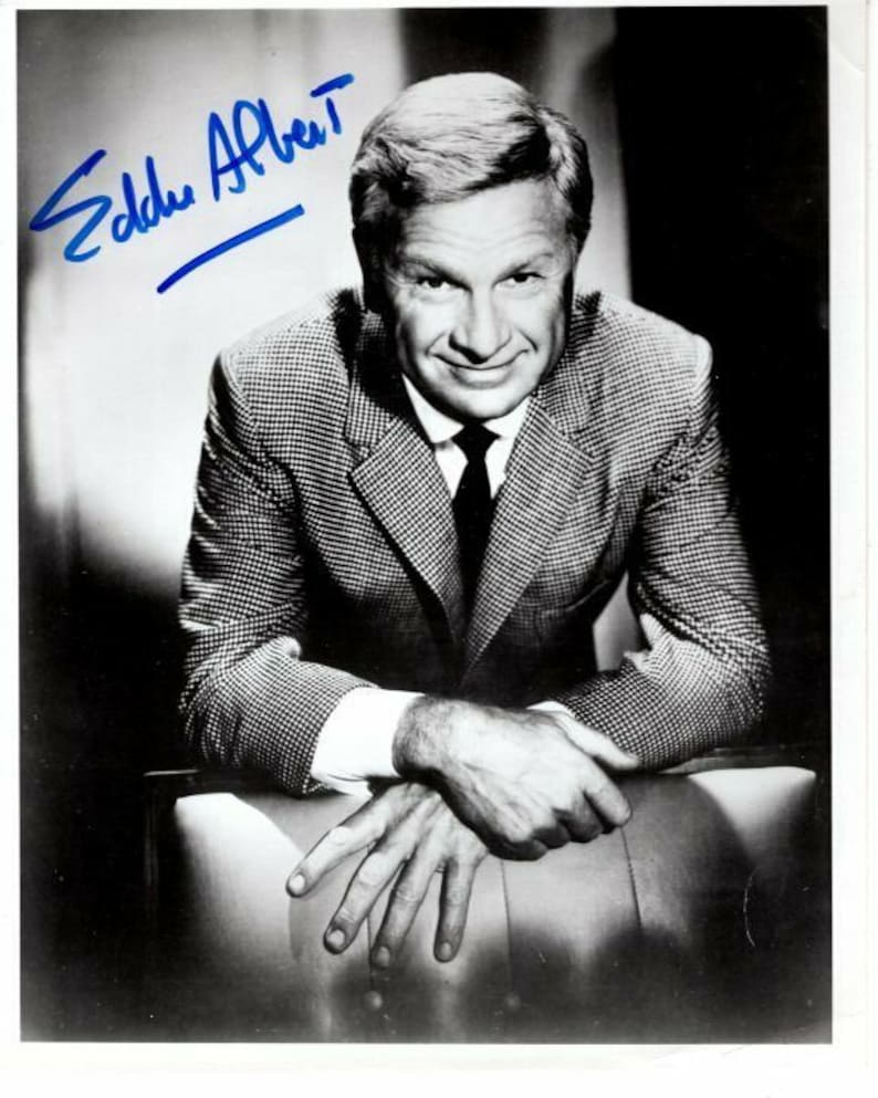 Eddie albert signed autographed original press Photo Poster painting