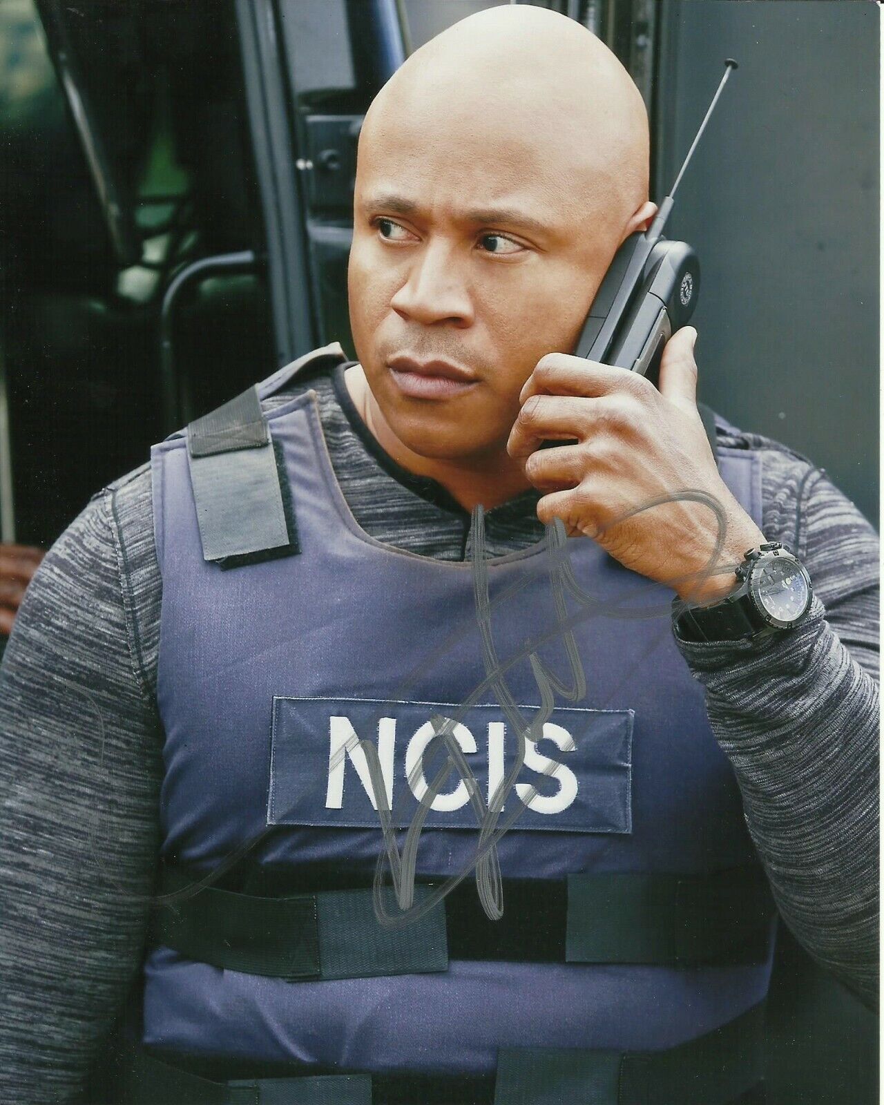 LL COOL J SIGNED NCIS LA Photo Poster painting UACC REG 242 AUTHENTIC FILM AUTOGRAPHS (1)