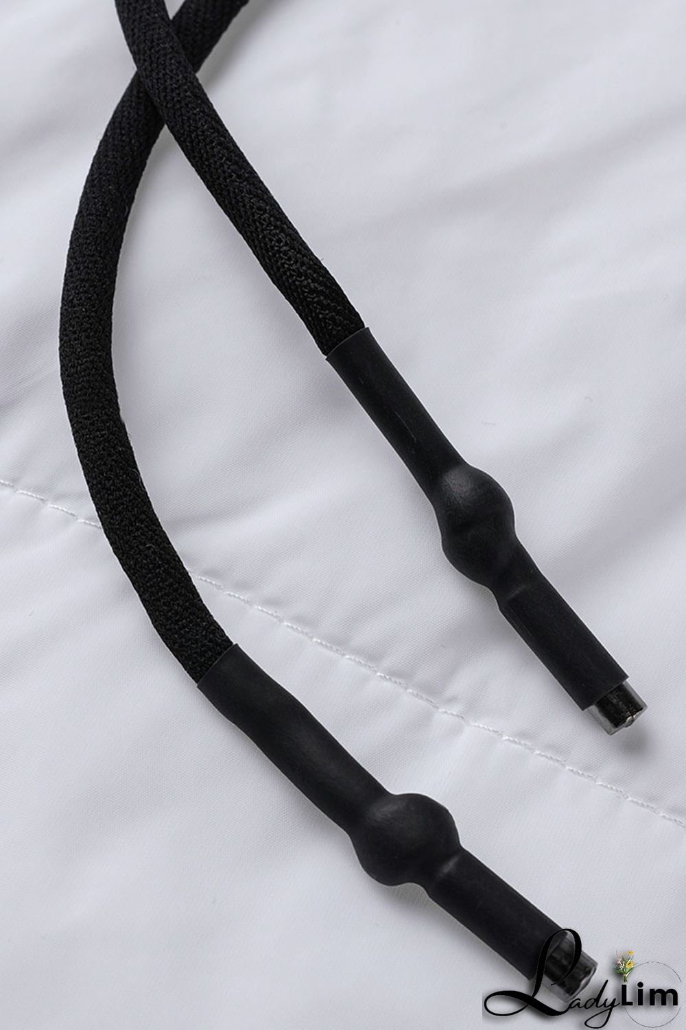 Tangerine Red Casual Street Solid Patchwork Draw String Buttons Zipper Outerwear