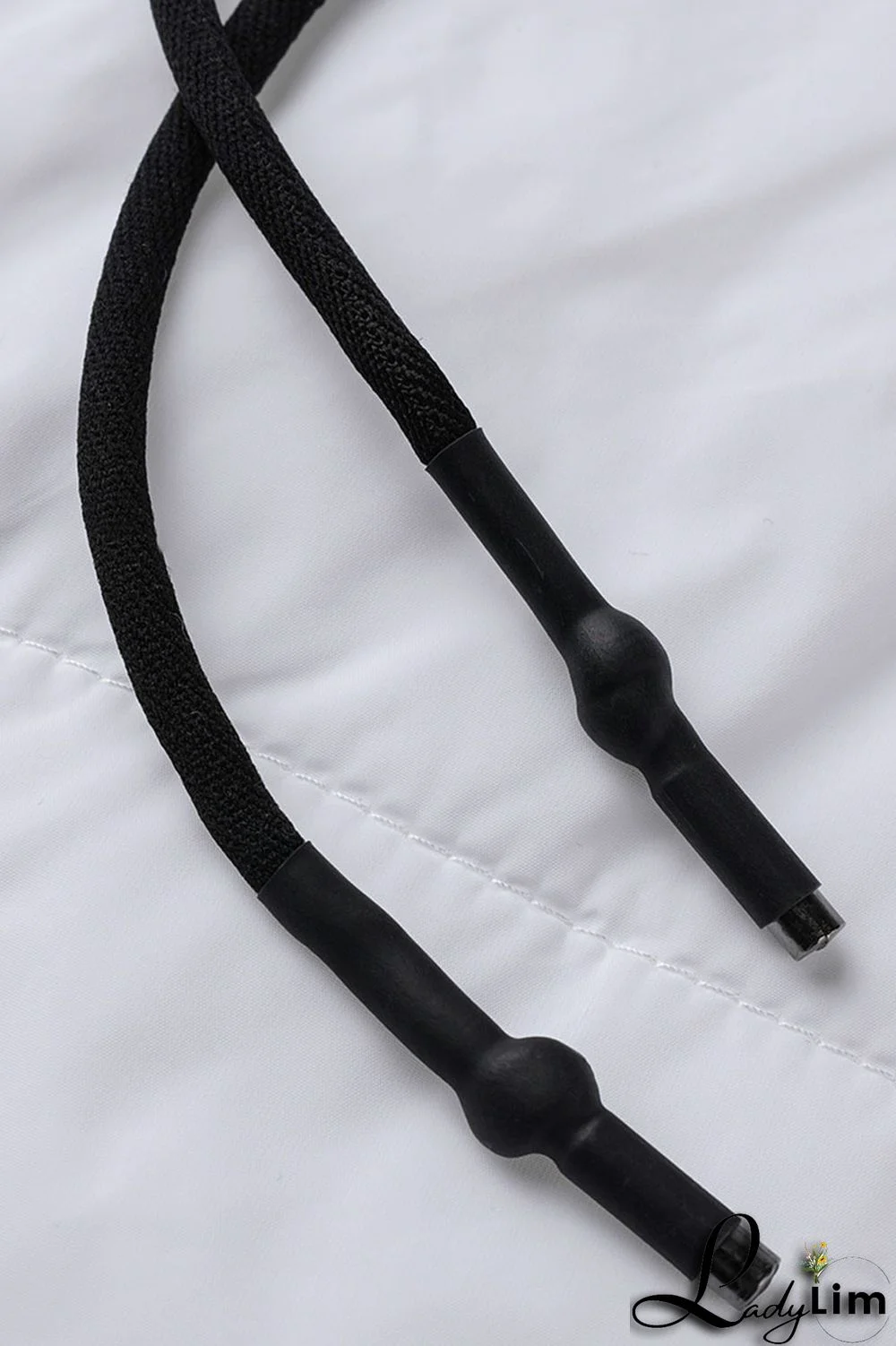 Tangerine Red Casual Street Solid Patchwork Draw String Buttons Zipper Outerwear