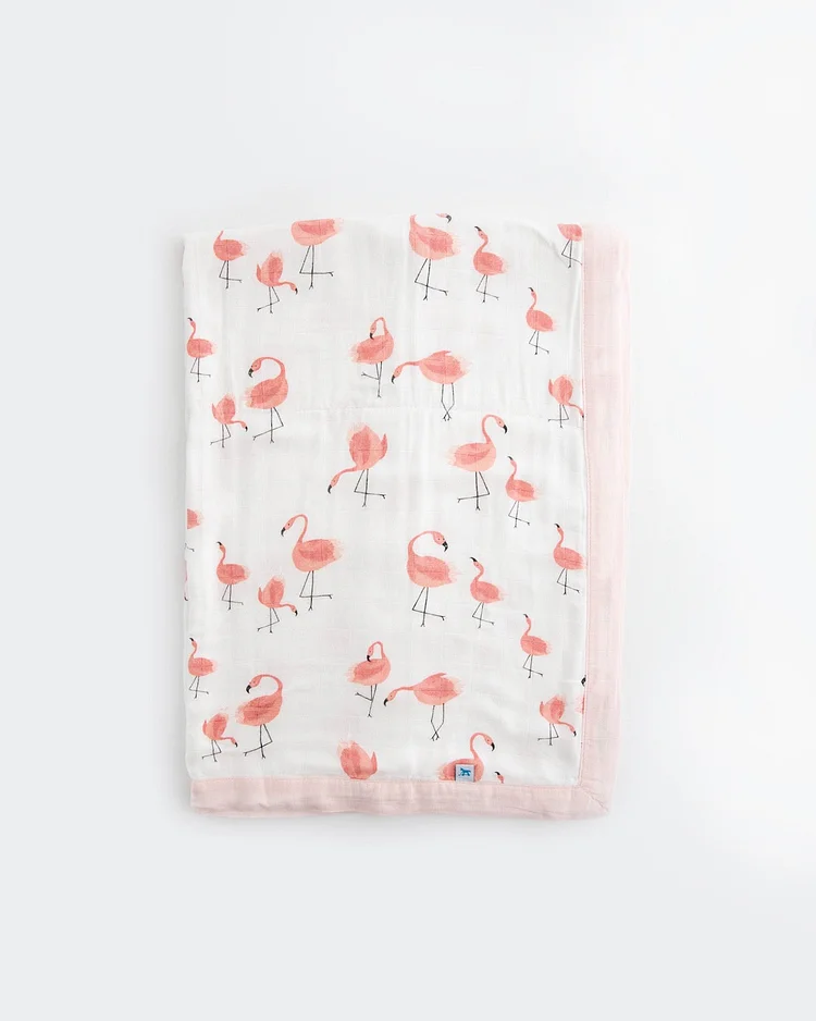 Deluxe Muslin Baby Quilt - Pink Ladies