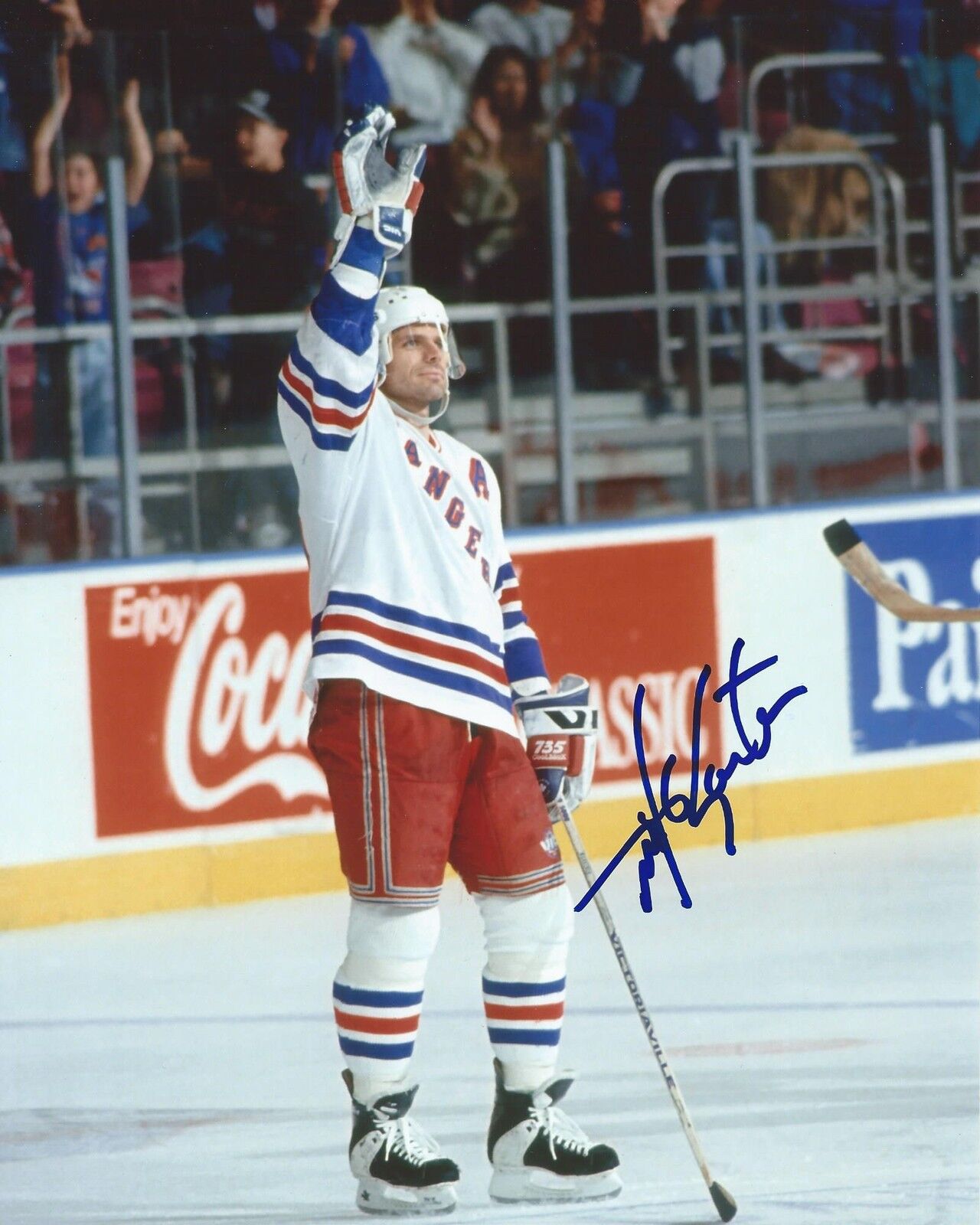 Mike Gartner Signed 8x10 Photo Poster painting New York Rangers Autographed COA