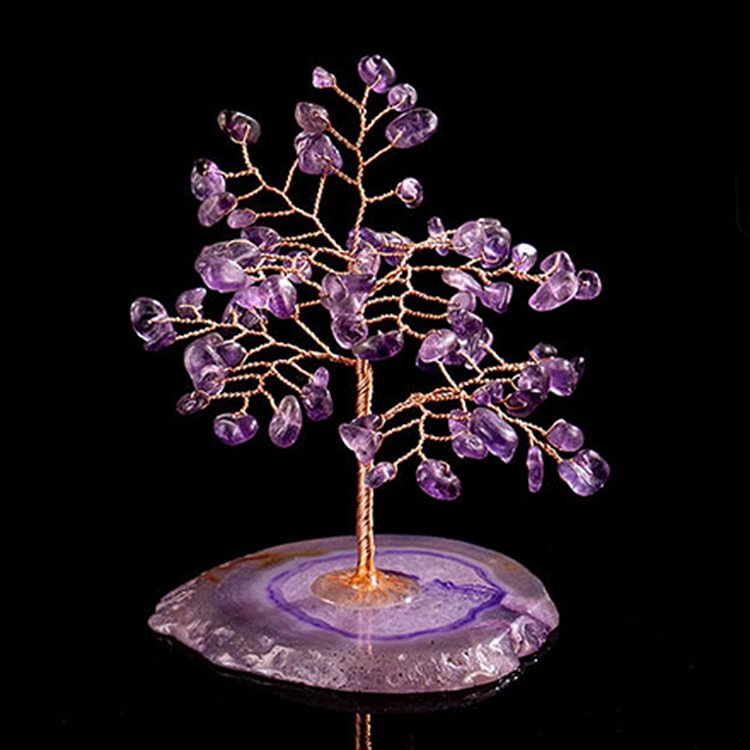 Grounde In Spirituality Amethyst  Feng Shui Tree