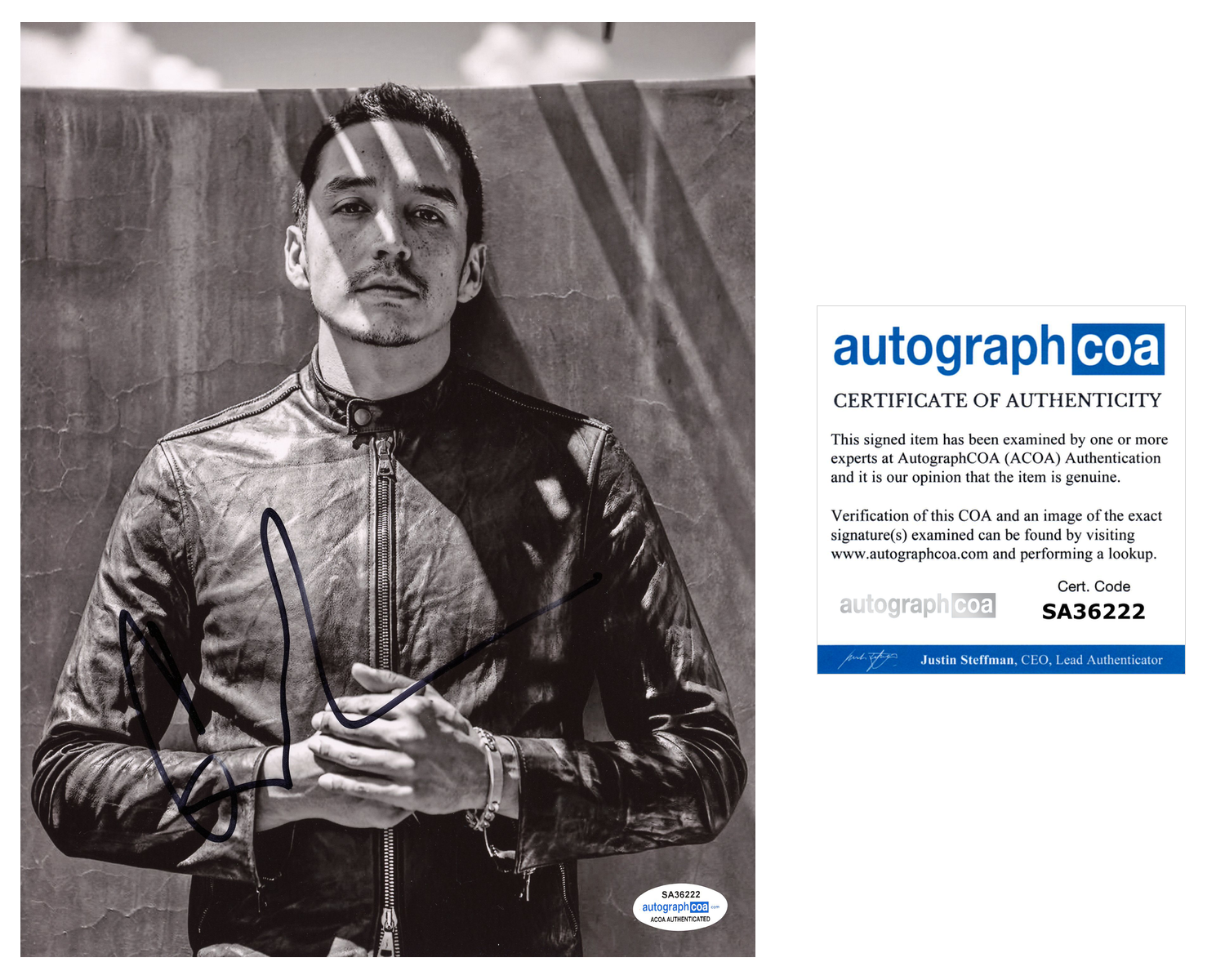 Gabriel Luna Signed Autographed 8x10 Photo Poster painting TERMINATOR DARK FATE Actor ACOA COA