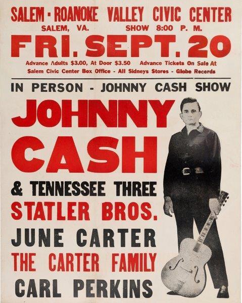 JOHNNY CASH Concert Poster Live 8 x 10 Glossy Photo Poster painting Poster Print Man Cave