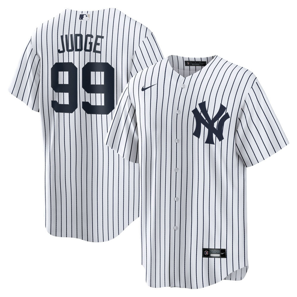 Men's New York Yankees Aaron Judge Home Player Name Jersey - White mysite