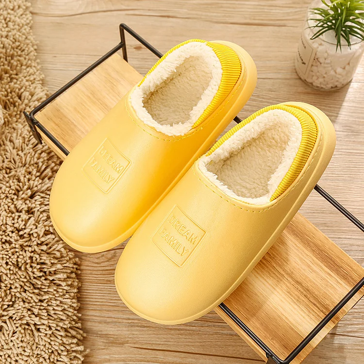 Winter Warm Cotton Slippers Female Thick Bottom  Stunahome.com