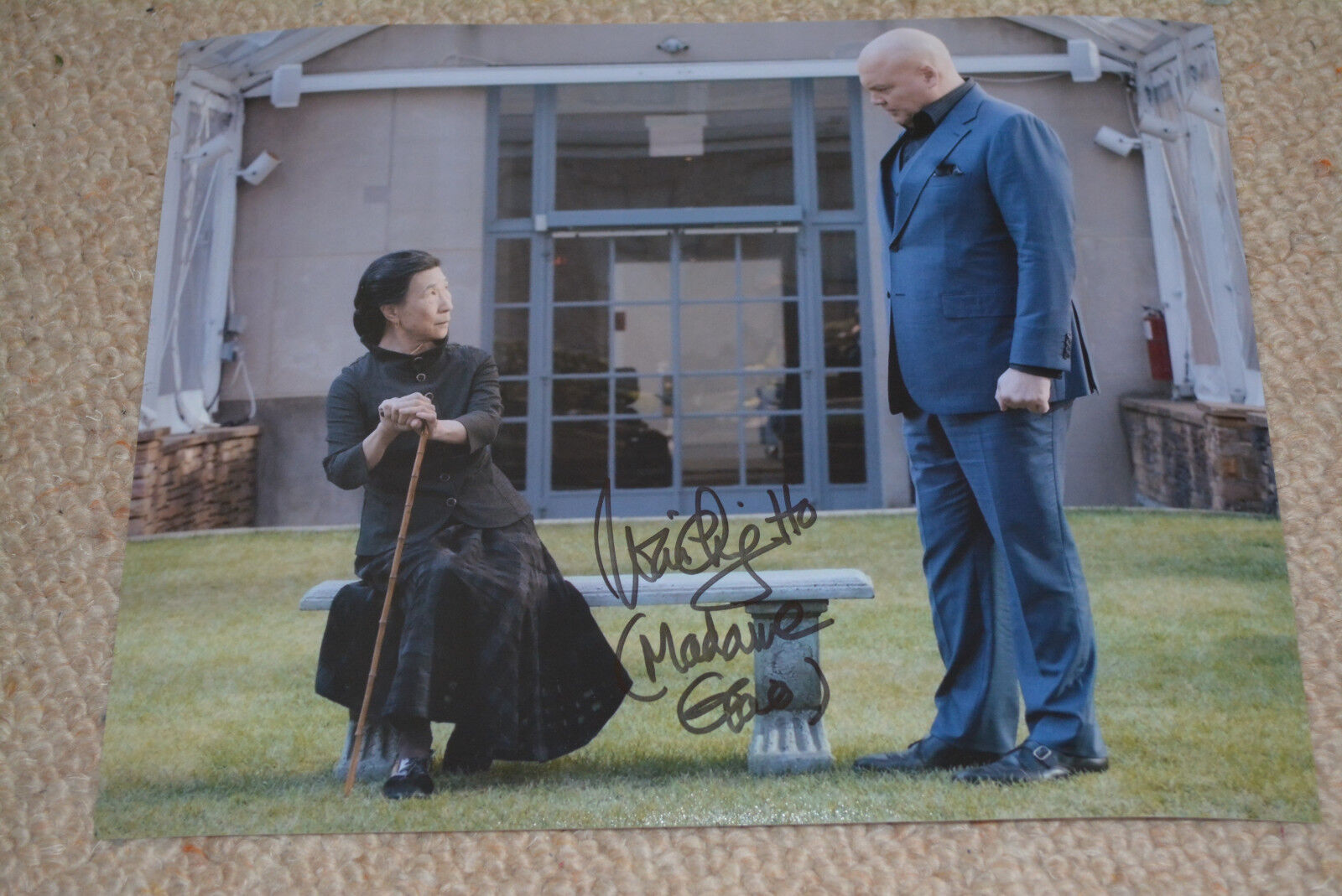 WAI CHING HO signed autograph 8x10 20x25 cm In Person DAREDEVIL , IRON FIST