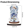 DIY Xmas Angel Diamond Painting Single-sided Wooden Desktop Ornaments