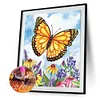 Diamond Painting-DIY Full Round Drill Butterfly