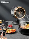 Desktop Range Hood Kitchen Exhaust Fan Height Angle Adjustment Mini Cooker Hood