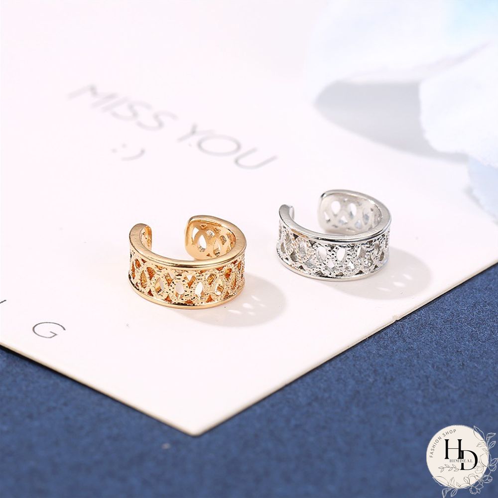 Vintage Hollow Geometric Ear Clip