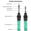 MT-100 14 in 1 Butane Soldering Iron Multi Purpose Kit Adjustable Flame