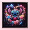 Stitch Heart Flower-11CT Stamped Cross Stitch 45*45cm tapestrymarket
