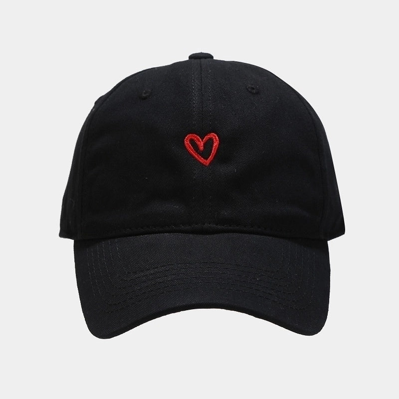 Women’s Minimalist Color Block Embroidery Flat Eaves Baseball Cap