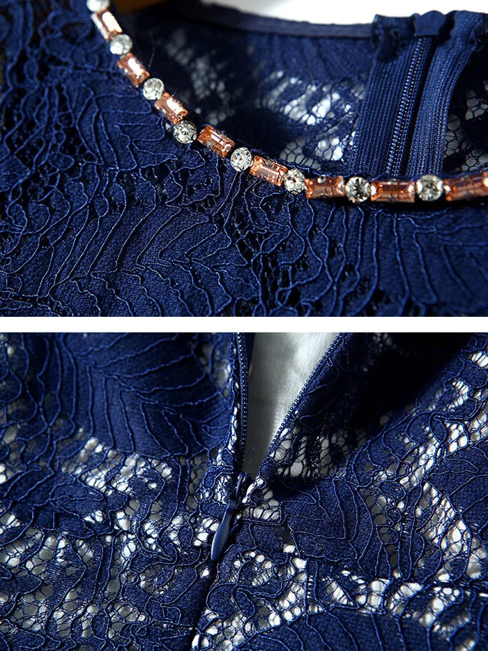 Heavy Industry Nail Brick Lace Dress