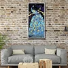 5D DIY Diamond Peacock Full Round Drill Mosaic Wall Picture of Rhinestone
