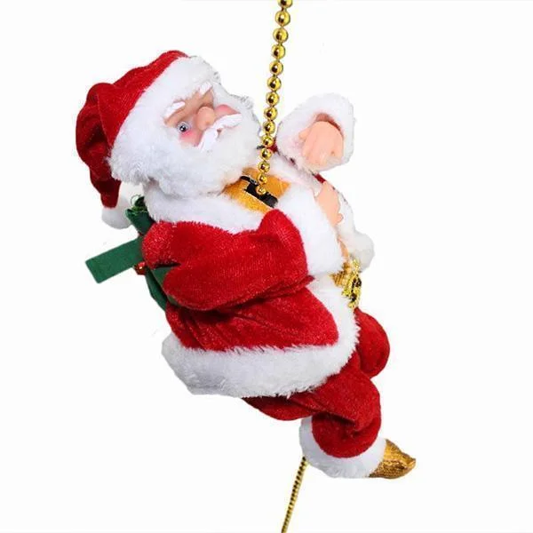 The climbing Santa Claus