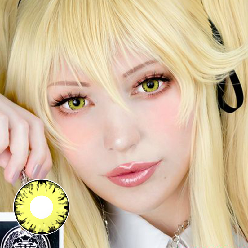 Twilight Yellow Vampire Halloween Contacts