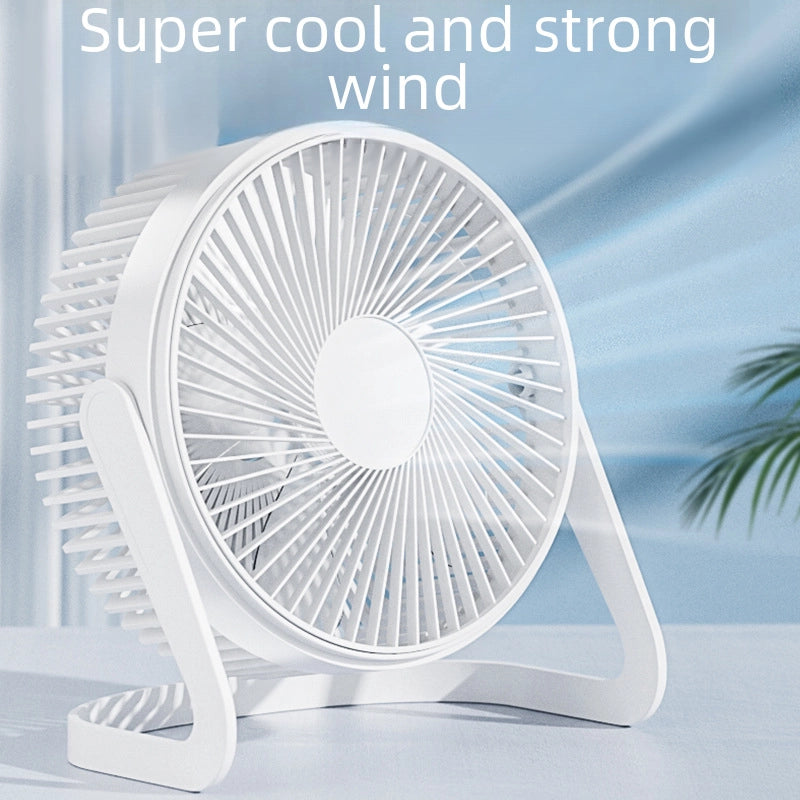 5-inch Mini Desktop Plug-in Silent Office Electric Fan Usb Small Circulating Fan Compact Size For Home Use