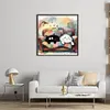 Cat On Sofa-11CT Stamped Cross Stitch 40*40cm tapestrymarket