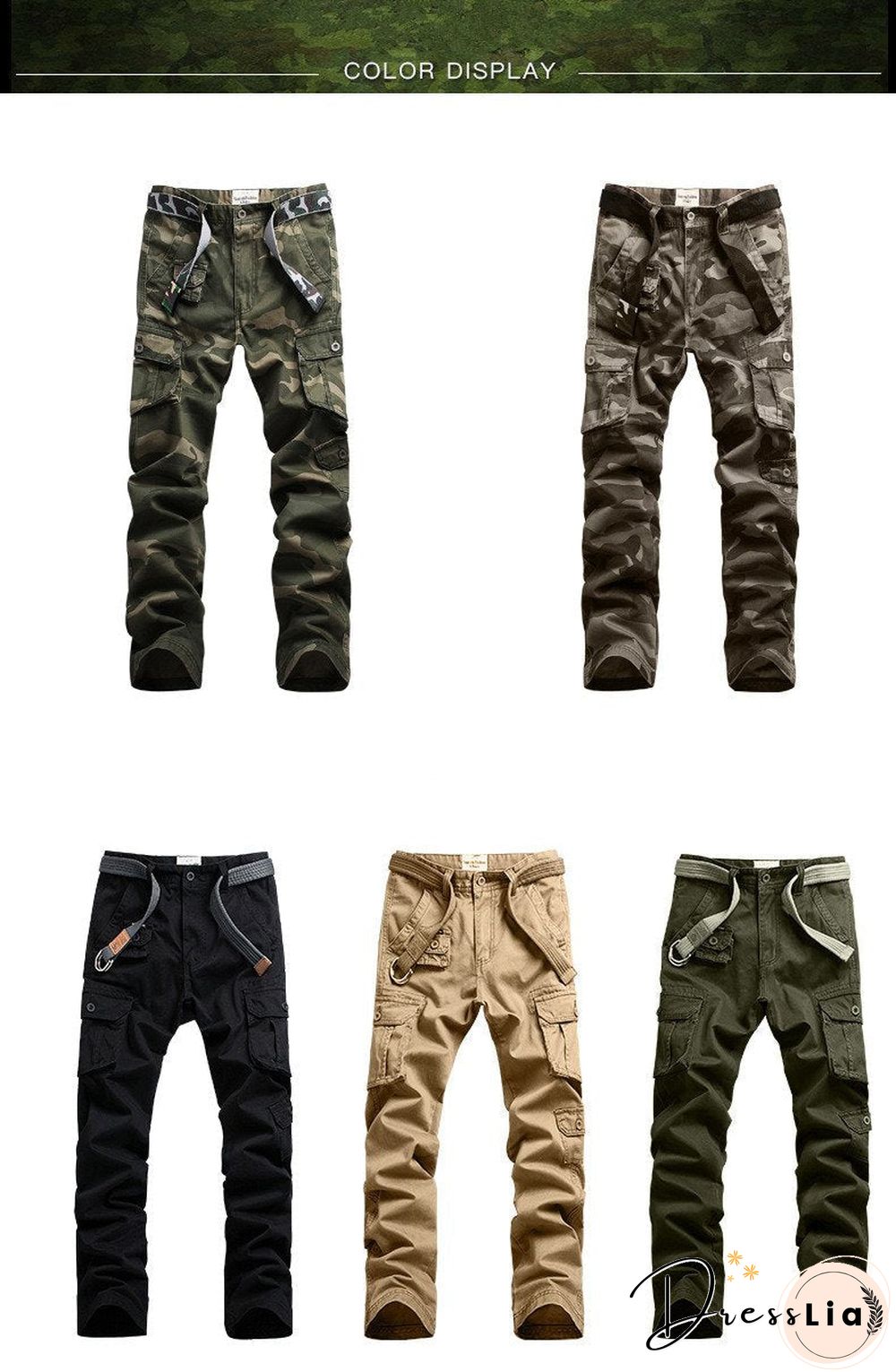 Men Casual Pants Military Tactical Pantalon Camouflage Homme Slim Fit Cargo Pants Homber Modis Black Uomo Trousers