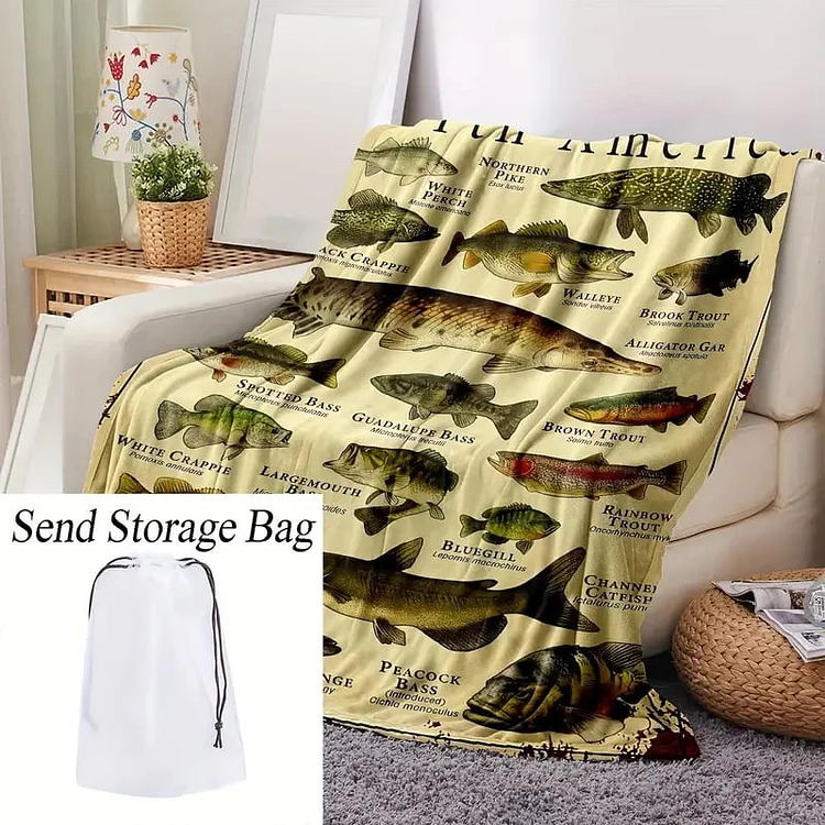 🐠Fishing Enthusiast's Blanket Gift