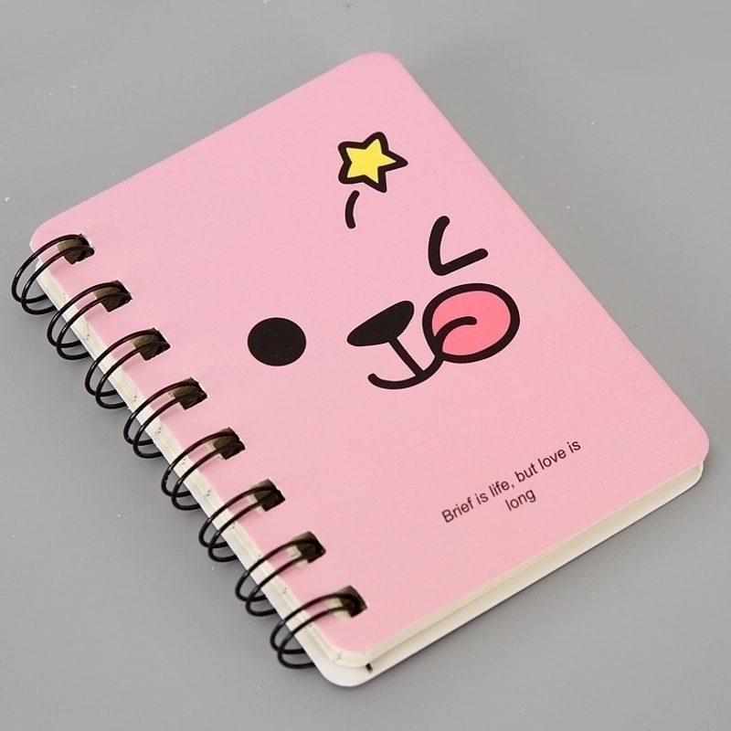 1 Piece Cartoon School Paper Preppy Style Loose Spiral Notebook
