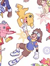 Main Characters of Digimon & Digimon Monsters & Digivice Decorative Painting - Digimon - Xingkong Studio