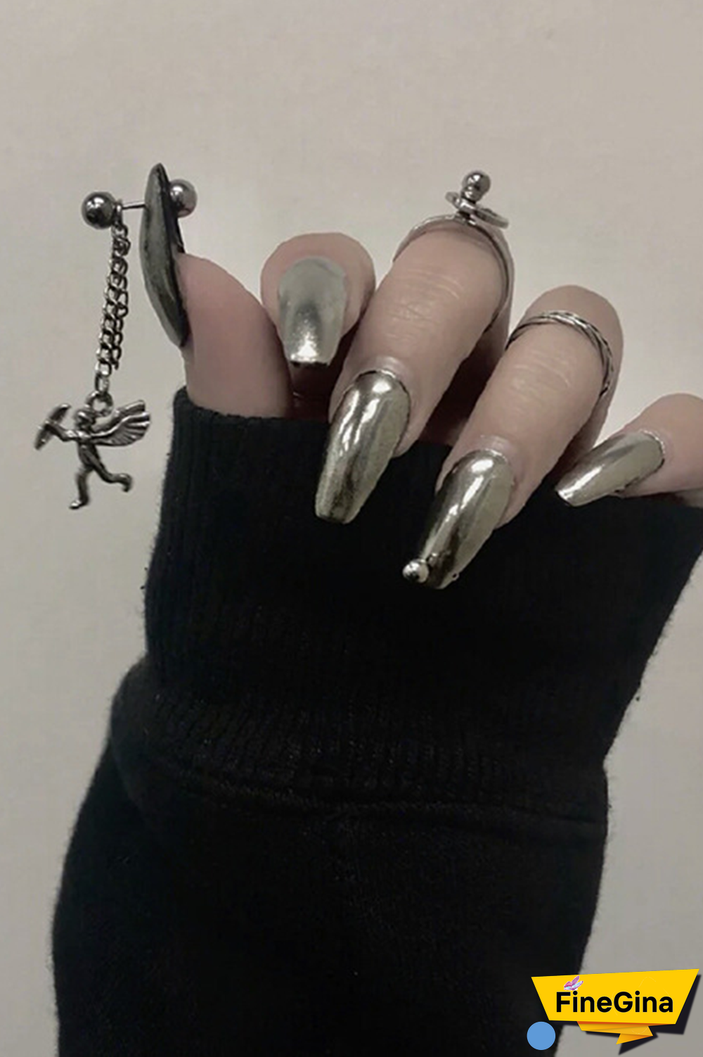 Street Solid Patchwork Nail Paste