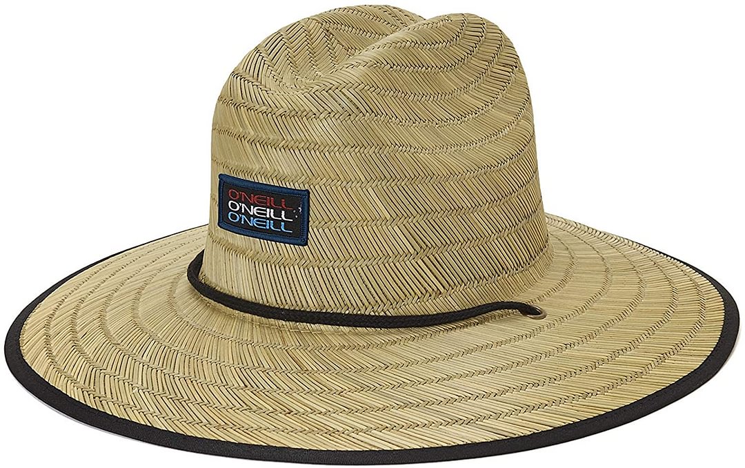 Men's Straw Lifeguard Sonoma Print Sun Hat