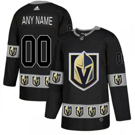 Men's Vegas Golden Knights Black Custom Name Number Size NHL Stitched Jersey 6ZW5