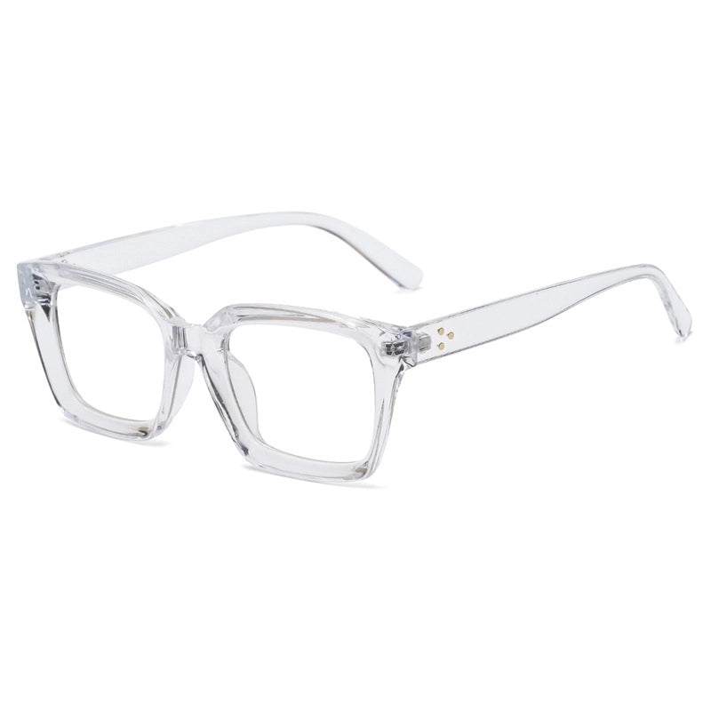 Minimalist Leopard Ac Square Full Frame Optical Glasses