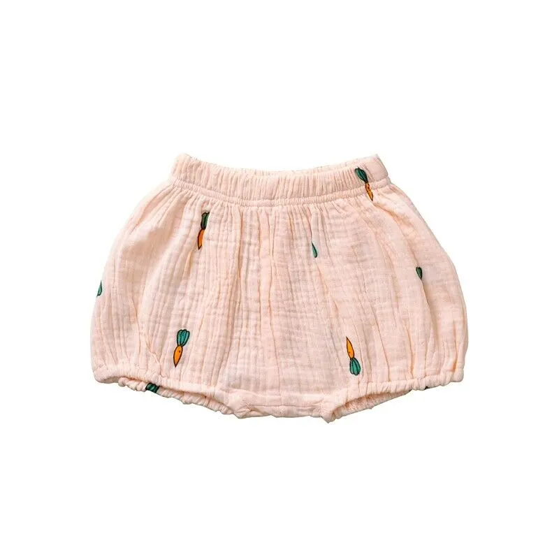 Baby Infant Girl Boy Cotton Linen Bloomer Shorts Pants Bottoms Underwear