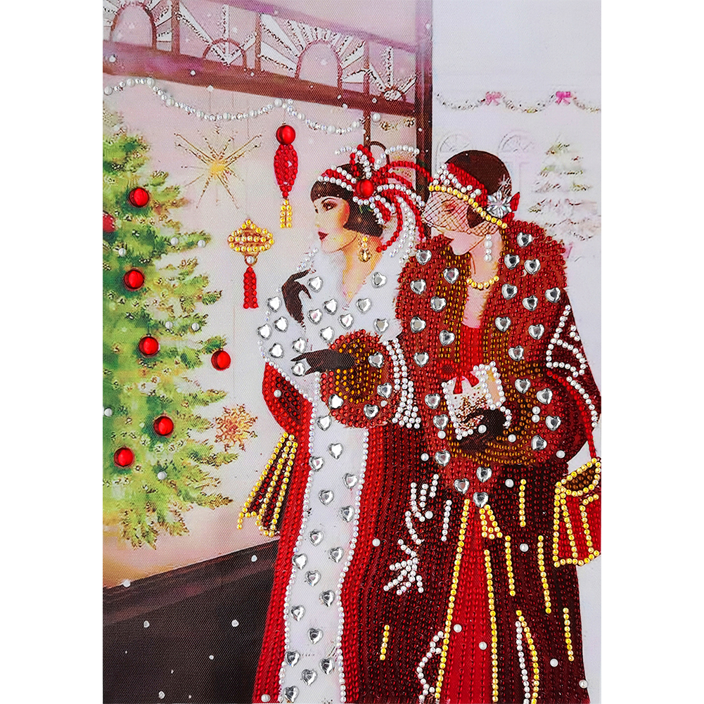 

Elegant Lady - Special Shaped Diamond Painting - 30*40CM, 501 Original