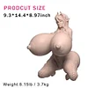 3.7kg Paizuri Anime Sex Doll Double Channels Big Hailey with Jelly Breasts