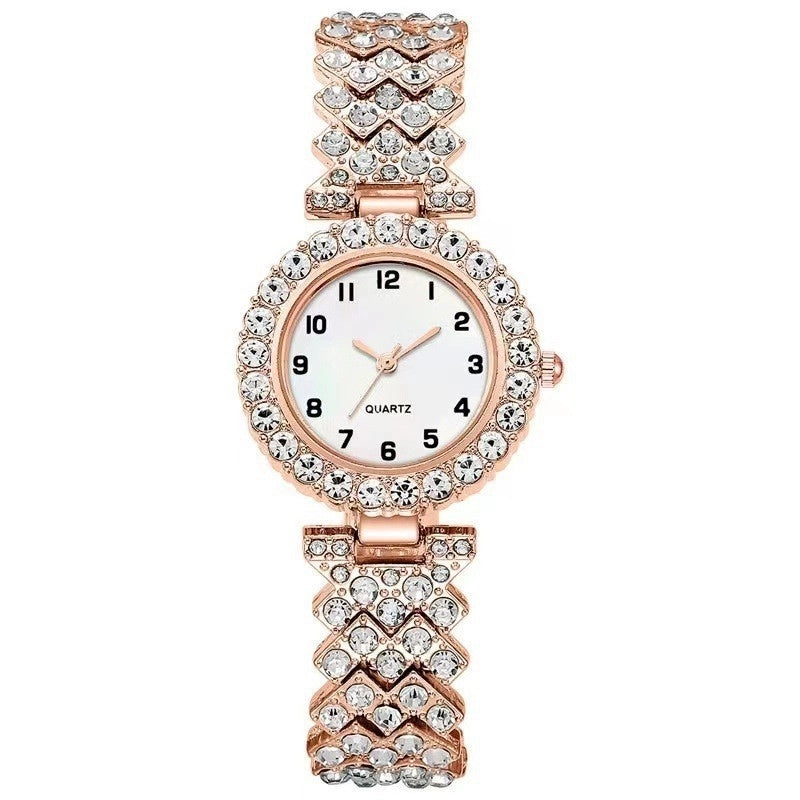 Popular Fashion Digital Diamond Women’s Watch Women’s Watch Quartz Watch Bracelet Women’s Watch Manufacturer In Stock