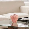 Retro Strawberry Vase Ceramic Ornaments Living Room High Value Light Luxury High-end Creative Exquisite Flower Arrangement Hydroponic Green Plants