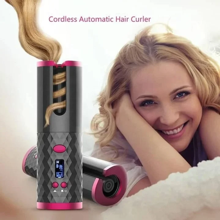 Cordless Automatic Hair Curler,easiest curling iron for beginners