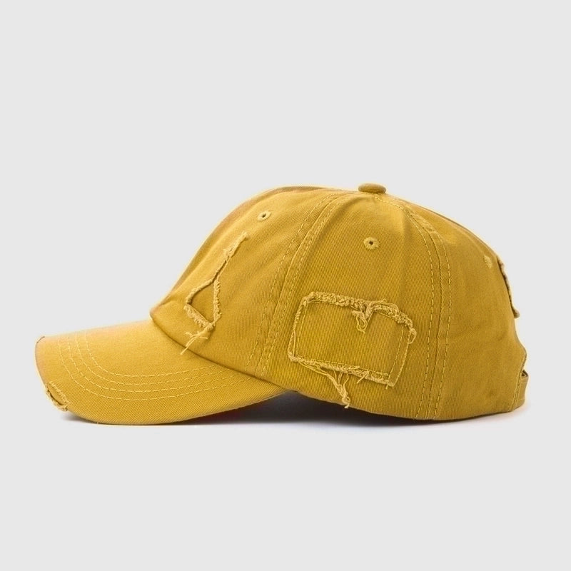 Unisex Hip-hop Solid Color Embroidery