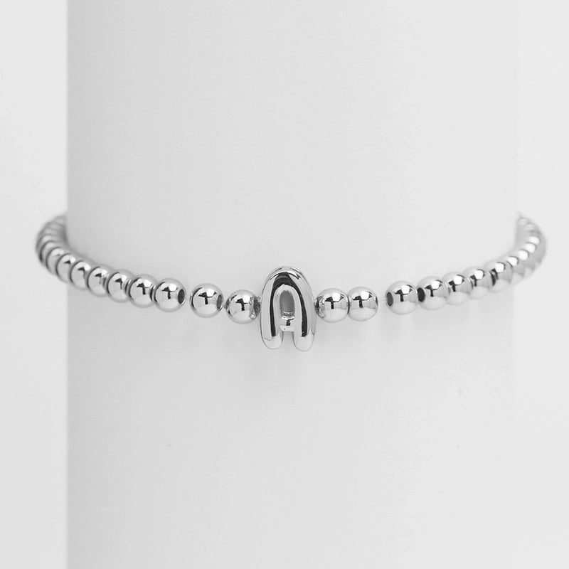 Copper Minimalist Plating Letter Bracelets