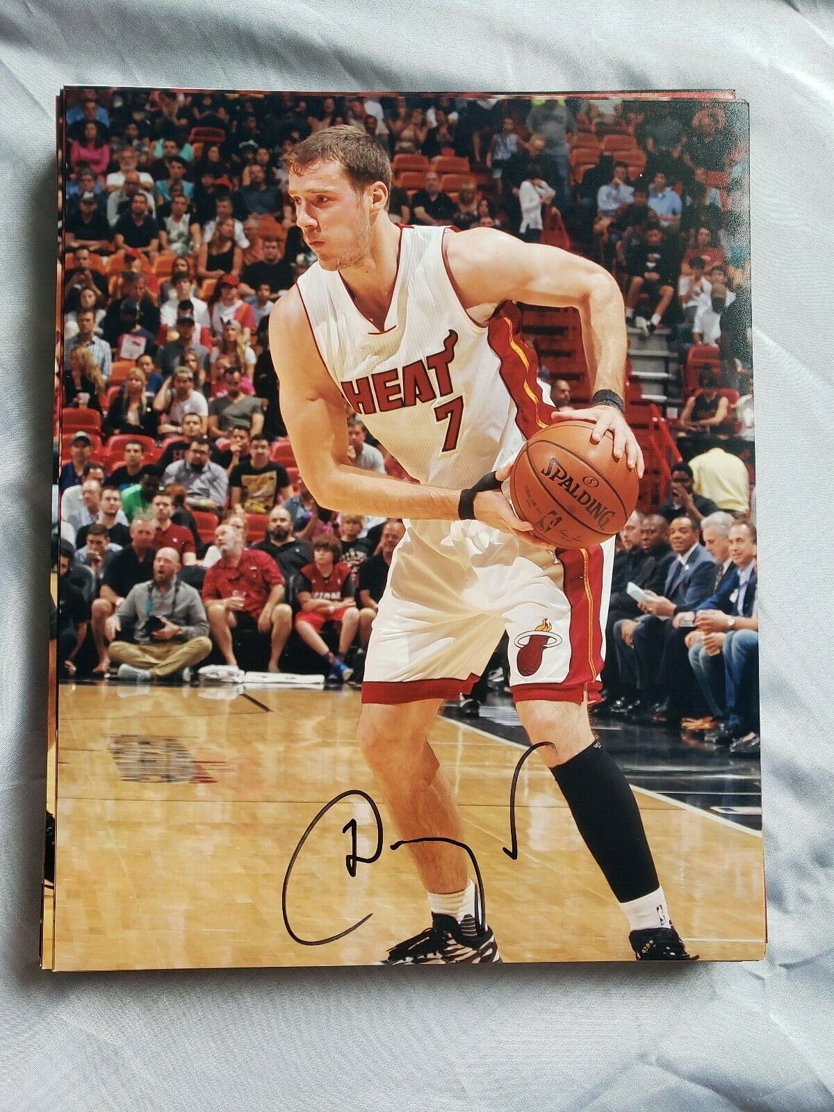 GORAN DRAGIC MIAMI HEAT SIGNED AUTOGRAPHED 8x10 Photo Poster painting COA BASKETBALL SLOVENIA 2