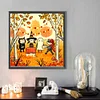 Halloween teilweise ab Diamant Rundbohrer DIY Diamant Malerei Set Dekor 45x45cm
