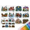DIY 11CT 3 Strand Stamped Cross Stitch Kit for Adults 60*40cm tapestrymarket